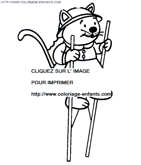 coloriage chats