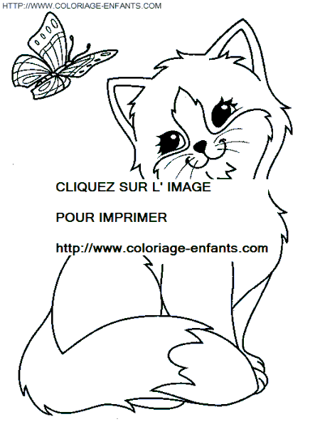 coloriage chats