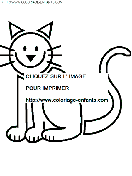 coloriage chats