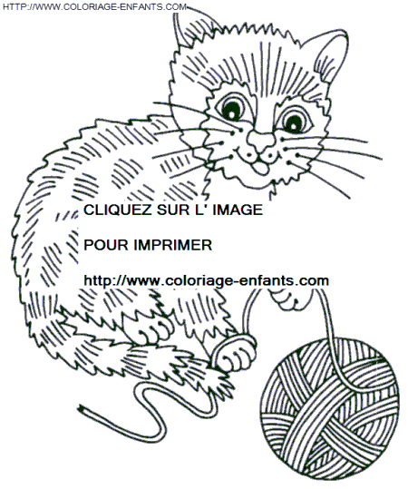 coloriage chats