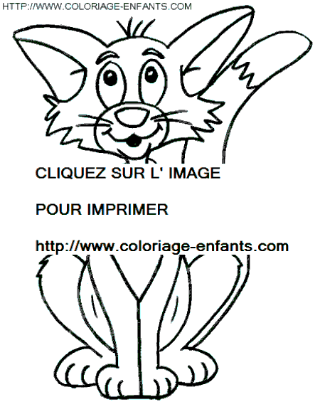 coloriage chats