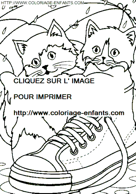 coloriage chats