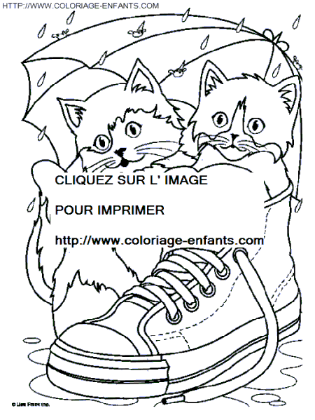 coloriage chats