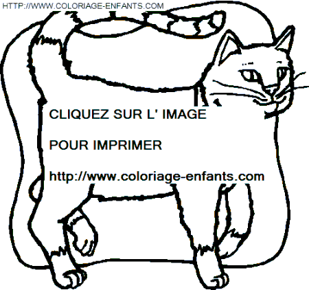 coloriage chats