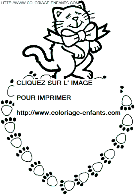 coloriage chats