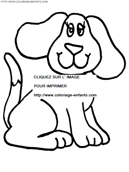 coloriage chiens