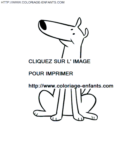 coloriage clifford son ami mac