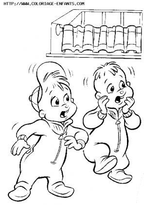 coloriage alvin et les chipmunks