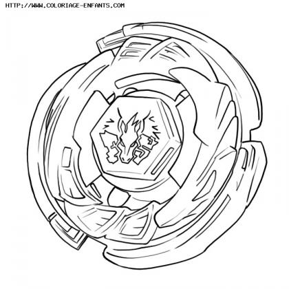 coloriage bakuten shoot beyblade manga