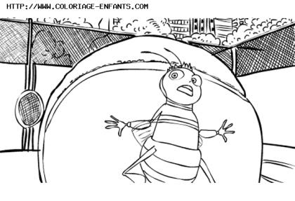 coloriage bee movie