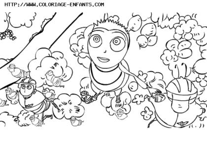 coloriage bee movie