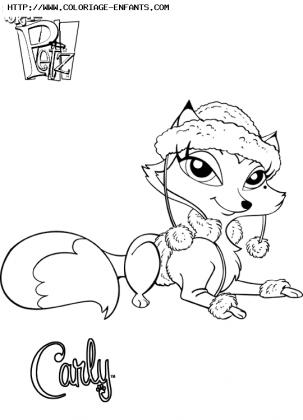 coloriage bratz petz