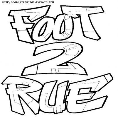 coloriage Foot de rue de la serie tele  Foot 2 rue