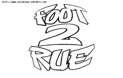 coloriage Foot de rue de la serie tele  Foot 2 rue