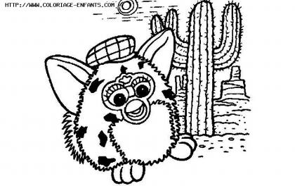 coloriage furby