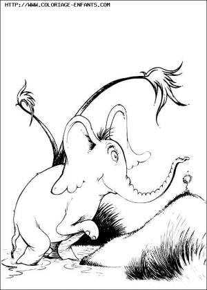 coloriage horton