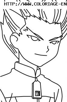 coloriage inazuma eleven axel baze