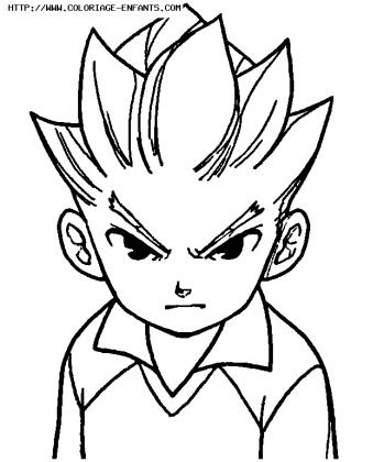 coloriage inazuma eleven axel blaze