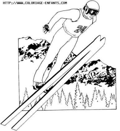 coloriage jeux olympique