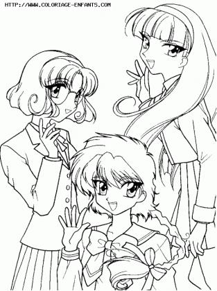 coloriage magic knight rayearth