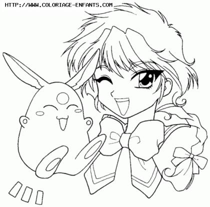 coloriage magic knight rayearth