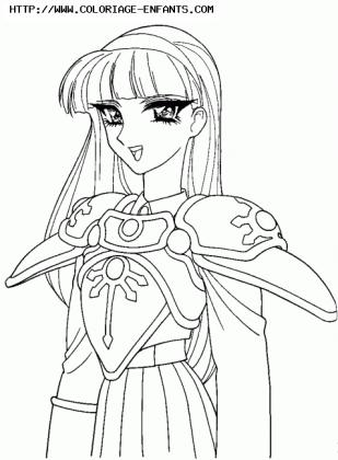 coloriage magic knight rayearth