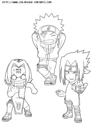 coloriage naruto