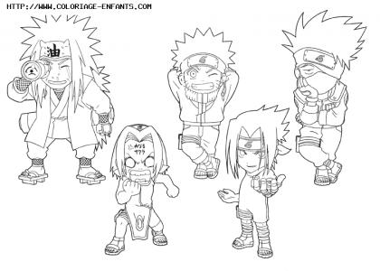 coloriage naruto