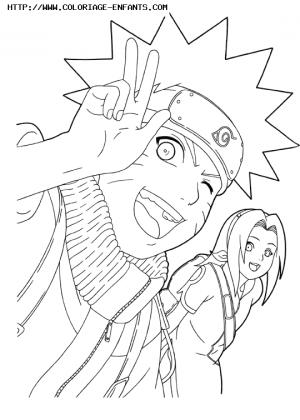 coloriage naruto