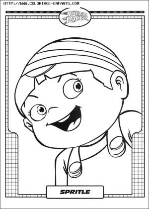 coloriage speed racer