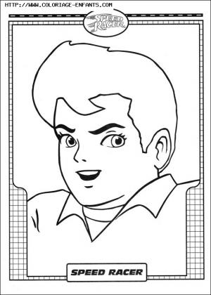 coloriage speed racer