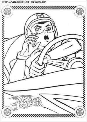 coloriage speed racer