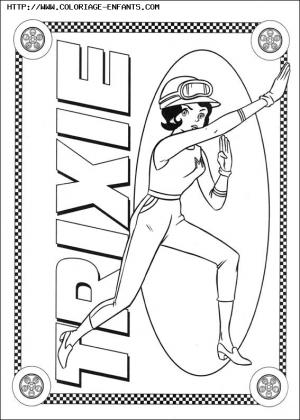 coloriage speed racer