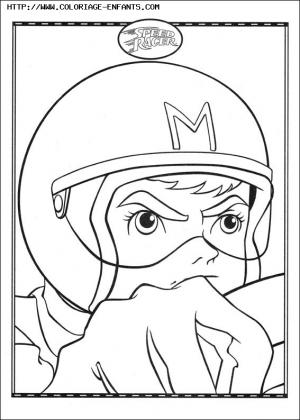 coloriage speed racer