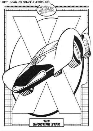 coloriage speed racer