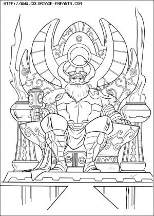 coloriage thor