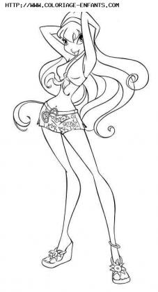 coloriage winx club