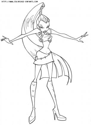 coloriage winx club