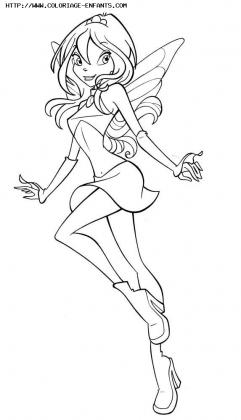 coloriage winx club