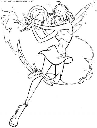 coloriage winx club