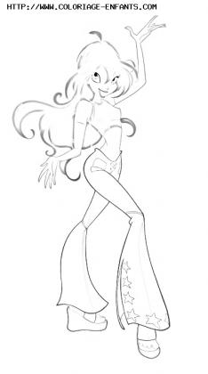 coloriage winx club