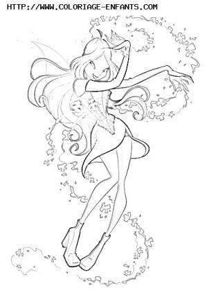 coloriage winx club