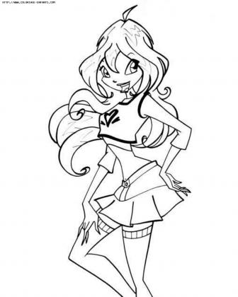 coloriage winx club