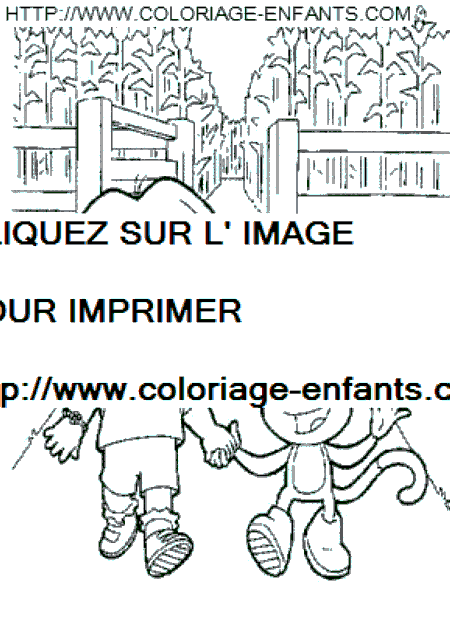 coloriage dora babouche vont en classe