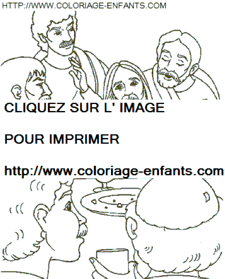 coloriage bible evangiles