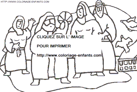 coloriage bible evangiles