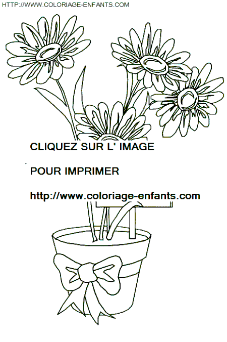 coloriage fete des meres