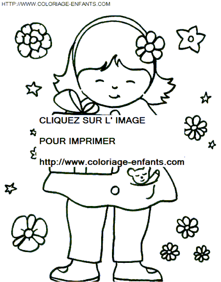 coloriage fete des meres