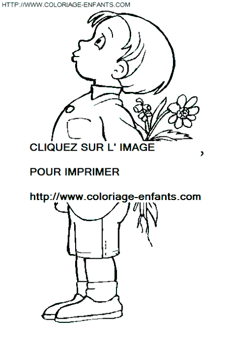 coloriage fete des meres