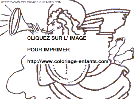 coloriage Fetes Noel Anges